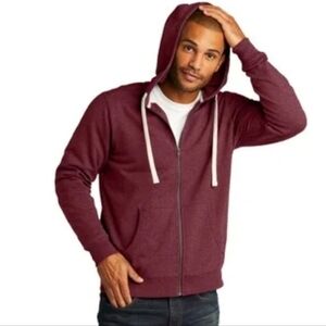 NWOT Men's Burgundy Hoodie Sweater